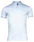 Thomas Maine Uni Color Liquid Touch Short Sleeve Polo Licht Blauw