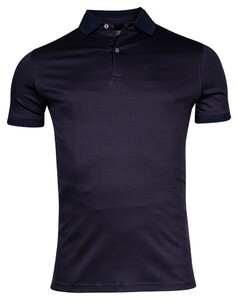 Thomas Maine Uni Color Liquid Touch Short Sleeve Polo Navy