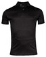 Thomas Maine Uni Color Liquid Touch Short Sleeve Polo Zwart