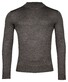 Thomas Maine Uni Color Turtleneck Single Knit Merino Pullover Anthracite Melange