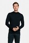 Thomas Maine Uni Color Turtleneck Single Knit Merino Pullover Navy