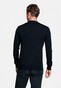 Thomas Maine Uni Color Turtleneck Single Knit Merino Pullover Navy