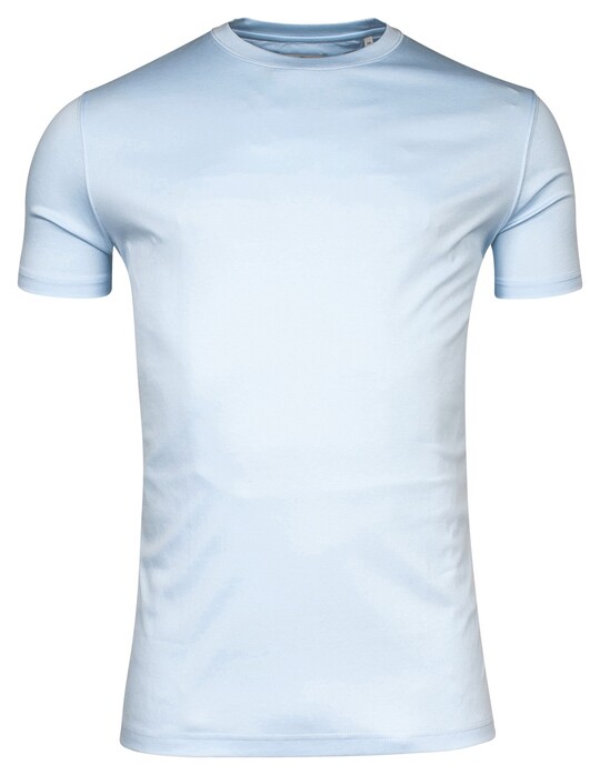 Thomas Maine Uni Liquid Touch Crew Neck T-Shirt Light Blue