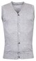 Thomas Maine V-Neck Buttons Single Knit Waistcoat Mid Grey Melange