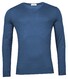 Thomas Maine V-Neck Single Knit Pullover Blue