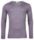 Thomas Maine V-Neck Single Knit Trui Lavender Grey
