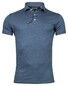 Thomas Maine Wool Jersey Uni Color Polo Blauw