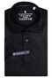 Thomas Maine Wool Short Sleeve Luxury Comfort Poloshirt Black