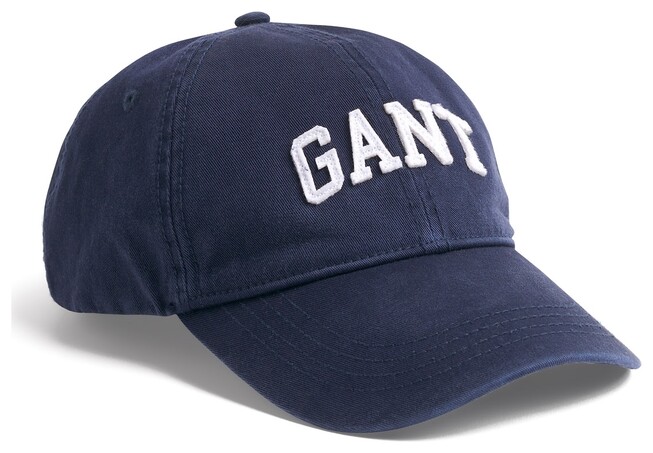 Washed Twill Gant Cap Classic Blue